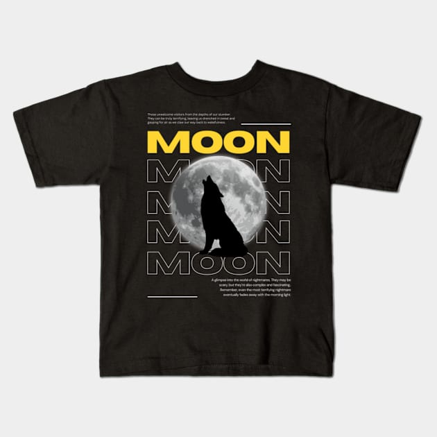 Moon Kids T-Shirt by amarsingha10